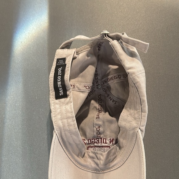 San Diego Zoo 1916 Baseball Gray Adjustable Hat Summer Vacation Travel - Picture 6 of 7